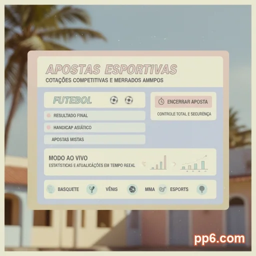 Jogador apostando em futebol na pp6.com em dispositivo móvel